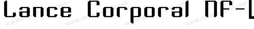 Lance Corporal NF字体转换
